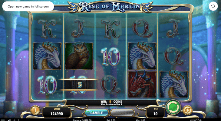 Rise of Merlin (Play’n GO) Stranger things slot 2025