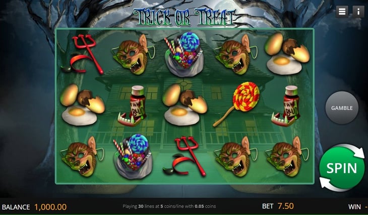 trick or treat slot online romania